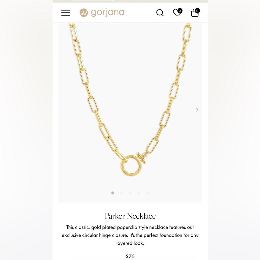 Gorjana Parker Necklace